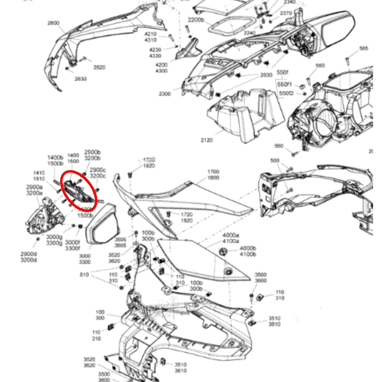 Can-Am New OEM Right Hand Support Plate Assembly, 705008210