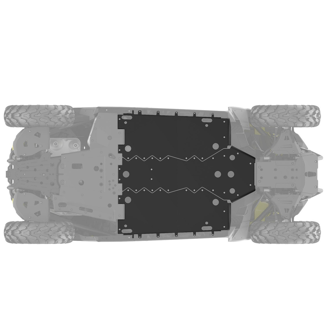 Can-Am New OEM, Maverick Crack Resistant HMWPE Underbelly Plates, 715006339