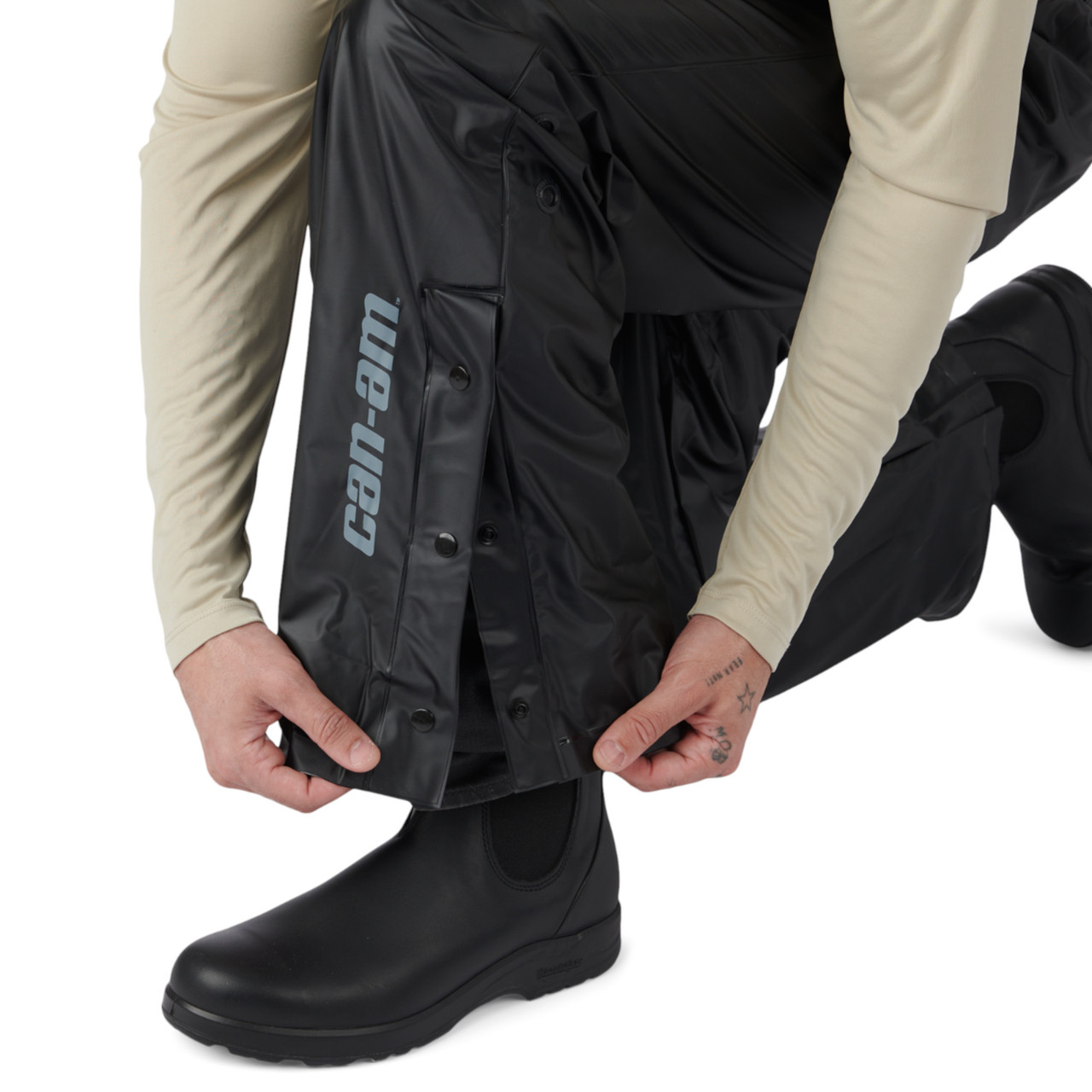 Can-Am New OEM, Men's Extra Large Waterproof PVC Branded Mud Pants, 2861281293