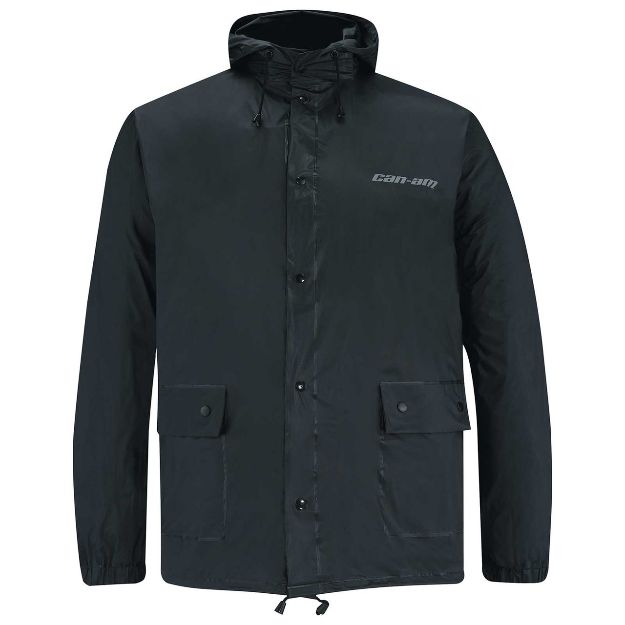 Can-Am New OEM Men's 2X-Large Matte Black Mud Jacket, 2866761493