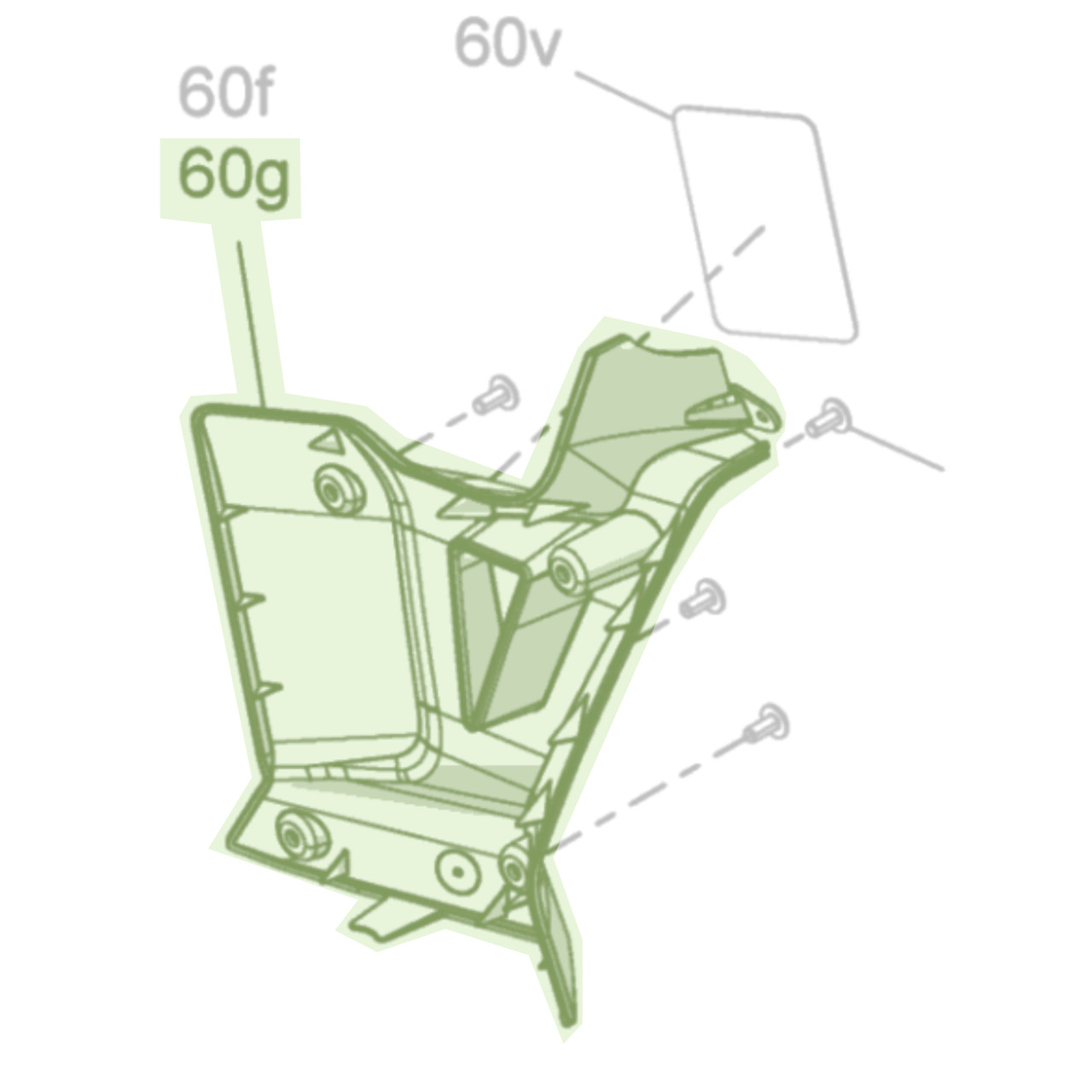 Ski-Doo OEM, Right Hand Trim, 510006705