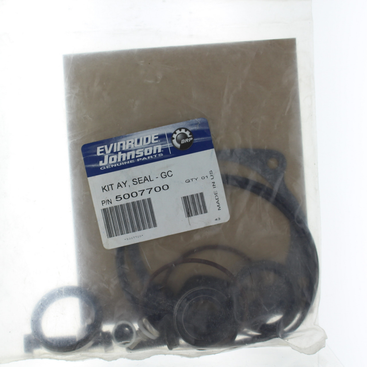Johnson Evinrude OMC New OEM Gearcase Seal Kit 5007700