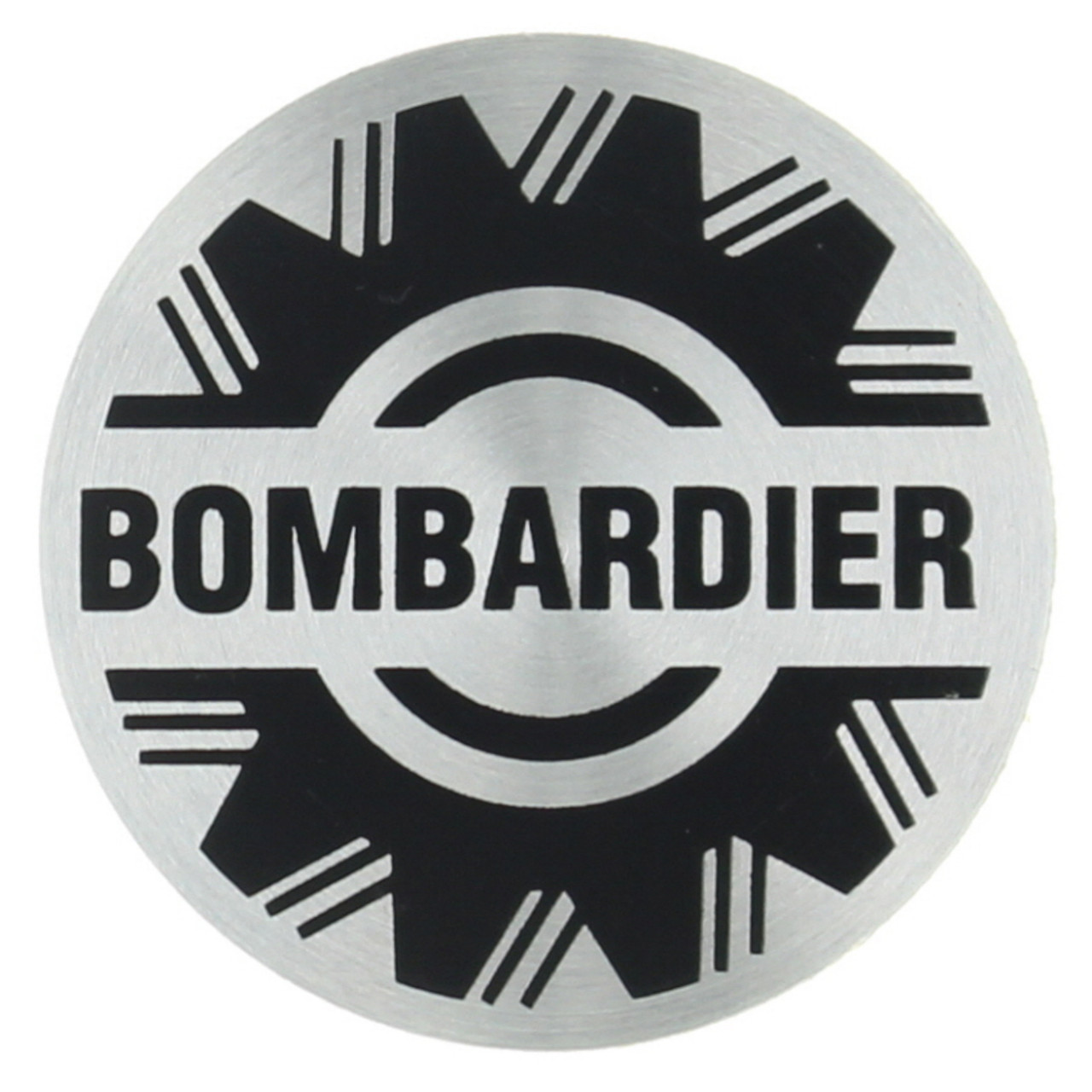 Johnson Evinrude OMC BRP New OEM "BOMBARDIER" Applique, 0122648 0123315, 0350142