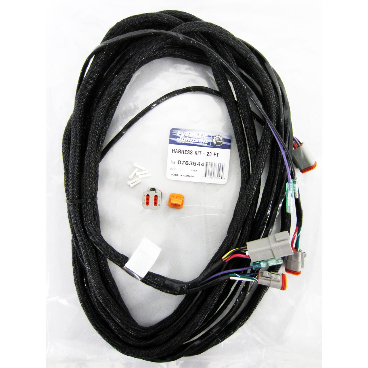 Evinrude 20ft Main Electrical Ignition Wire Harness Cable Kit 763544, 0763544