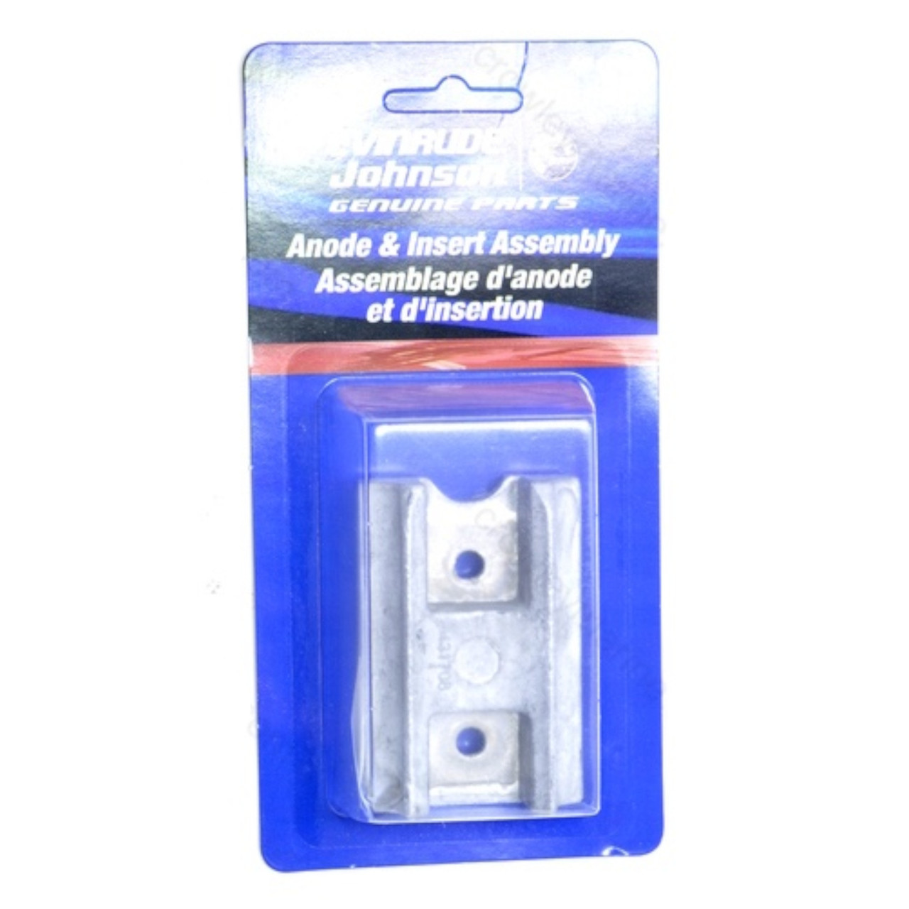 Johnson Evinrude OMC OEM Anode & Insert, 0777612 0397111 0431708