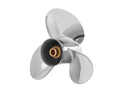 Johnson Evinrude OMC OEM SSP Stainless Steel 3 Blade Propeller 15x15, 0763962