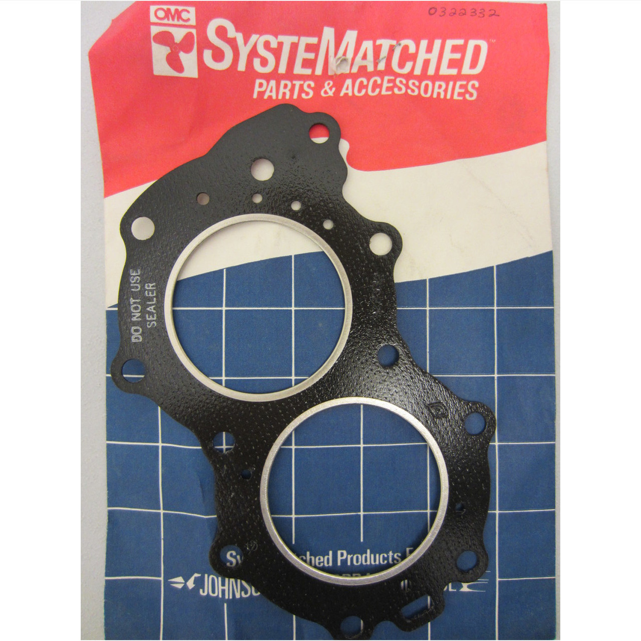 Johnson Evinrude OMC OEM Cylinder Head Gasket 18-25HP 1968-1976, 0322332