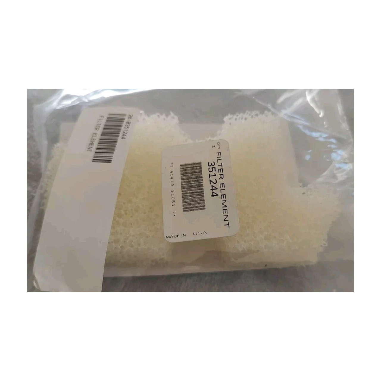 Johnson Evinrude OMC OEM Muffler Filter Element 60-90HP 2004-2012, 0351244