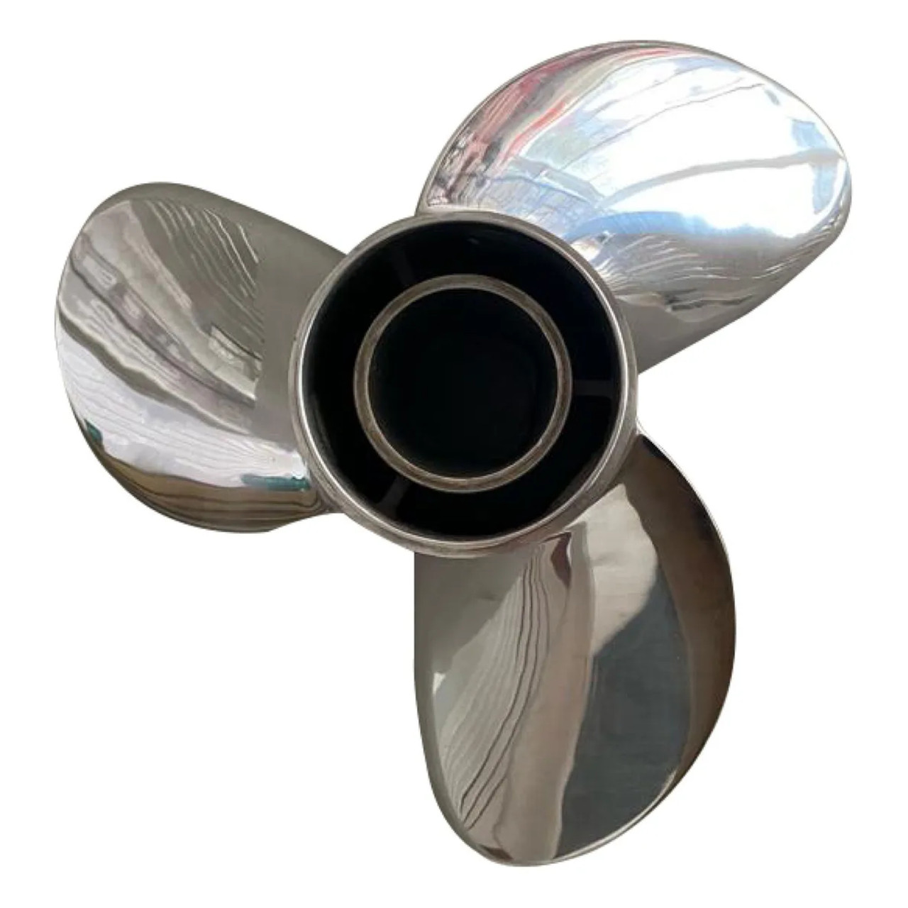 Johnson Evinrude OMC OEM Stainless 3 Blade RX3 14.5 x 17P Propeller, 0177352 Johnson Evinrude OMC OEM Stainless 3 Blade RX3 14.5 x 17P Propeller, 0177352