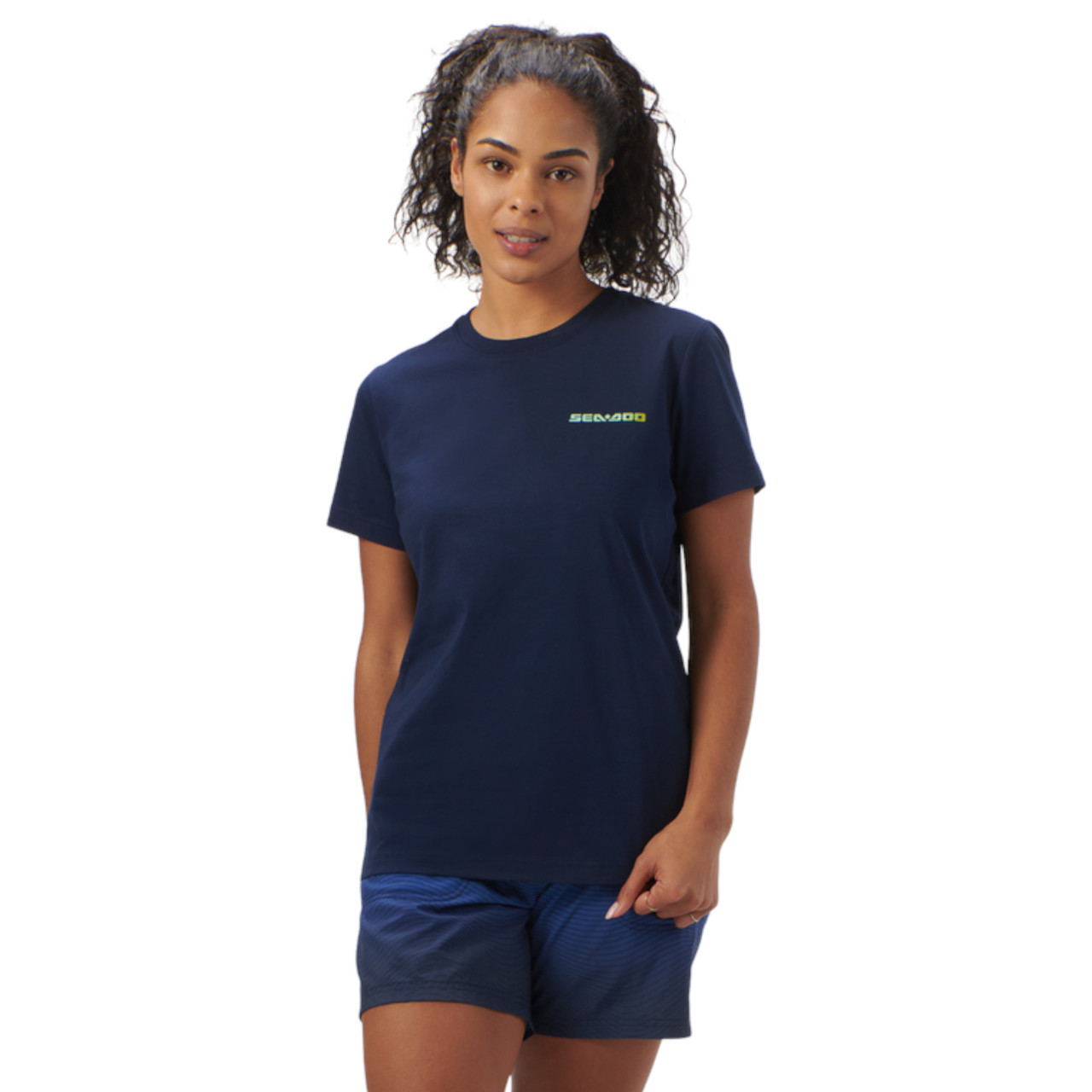 Sea-Doo New OEM, Women's Large Branded Cotton Spandex Sunset T-Shirt, 4546810989