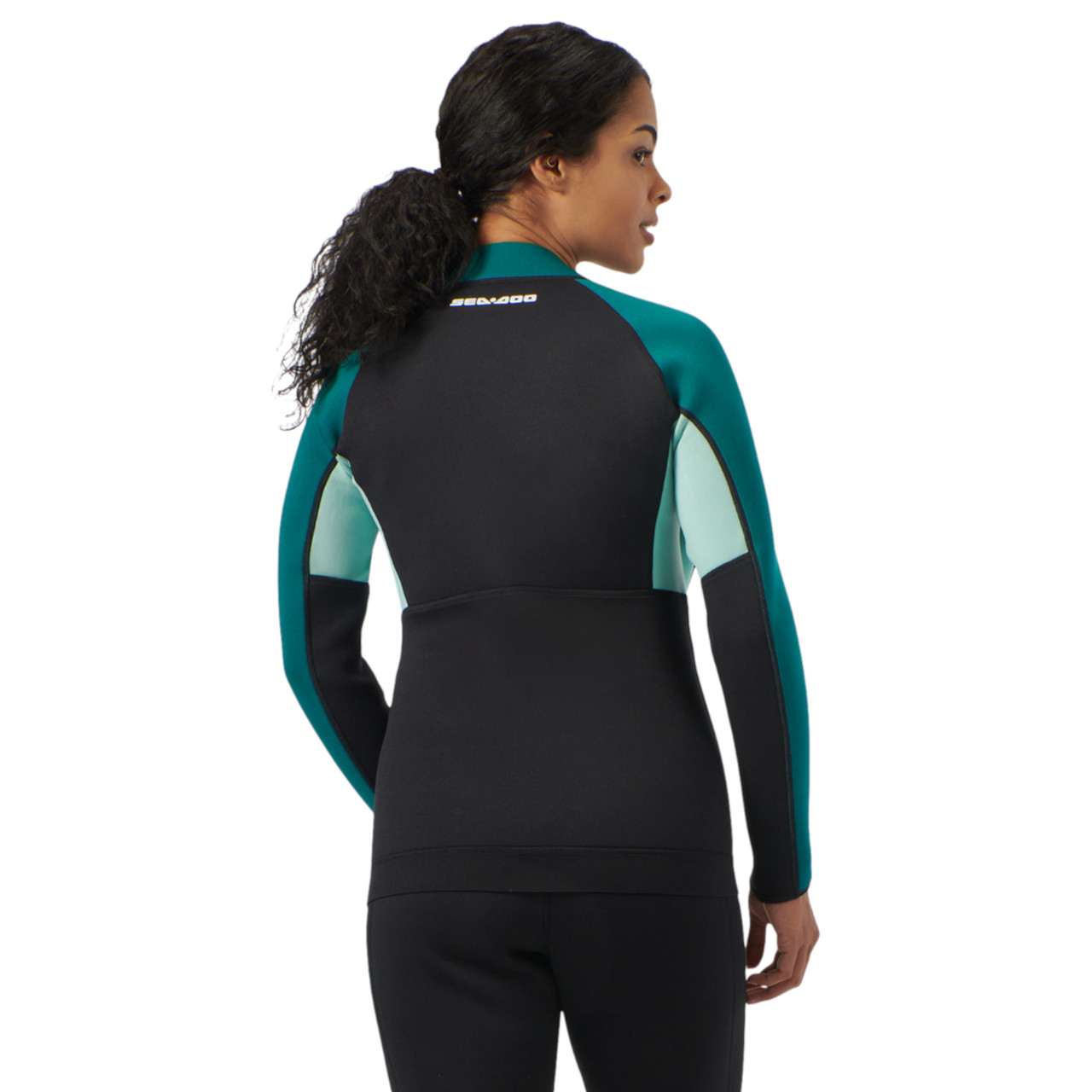 Sea-Doo New OEM, Women's Extra Small Neoprene/Nylon Montego Jacket, 2868210274