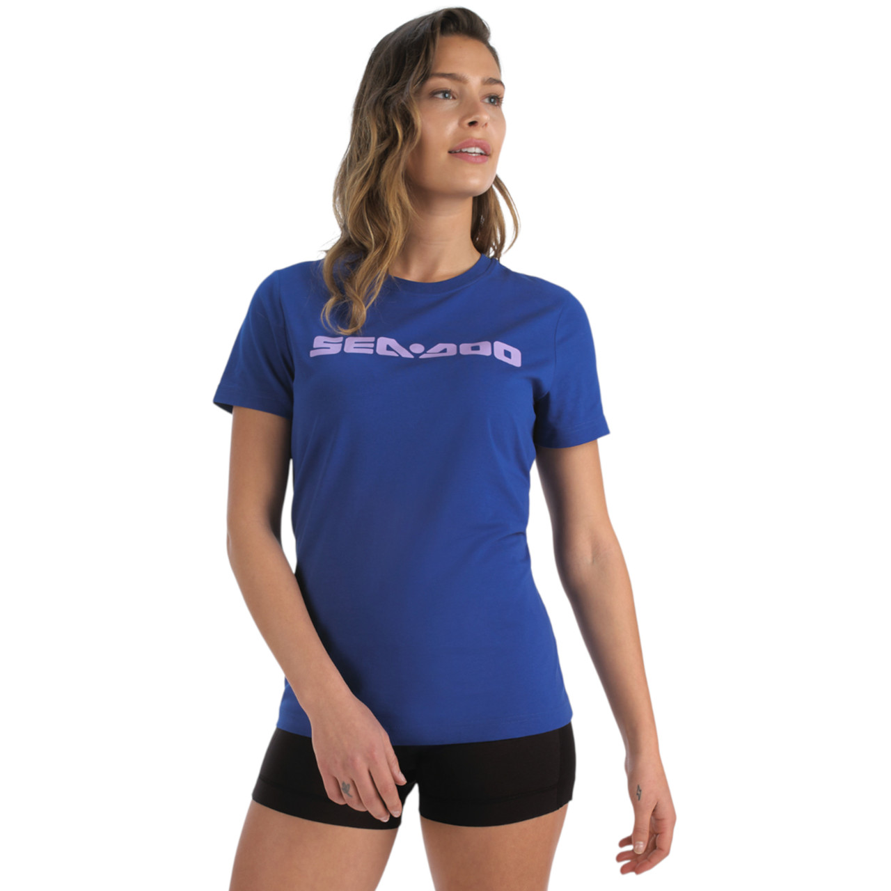 Sea-Doo New OEM, Women's Medium Cotton-Spandex Signature T-Shirt, 4546780683