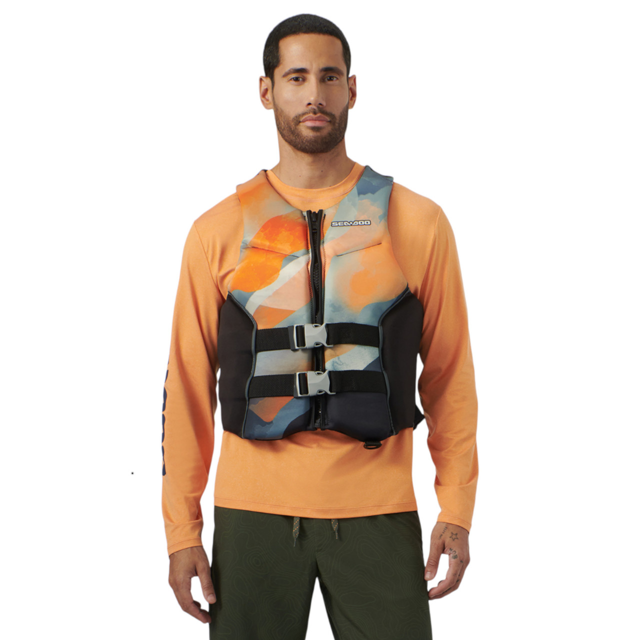 Sea-Doo New OEM Unisex Extra Small Airflow Sunset Ed PFD/Life Jacket, 2859880212