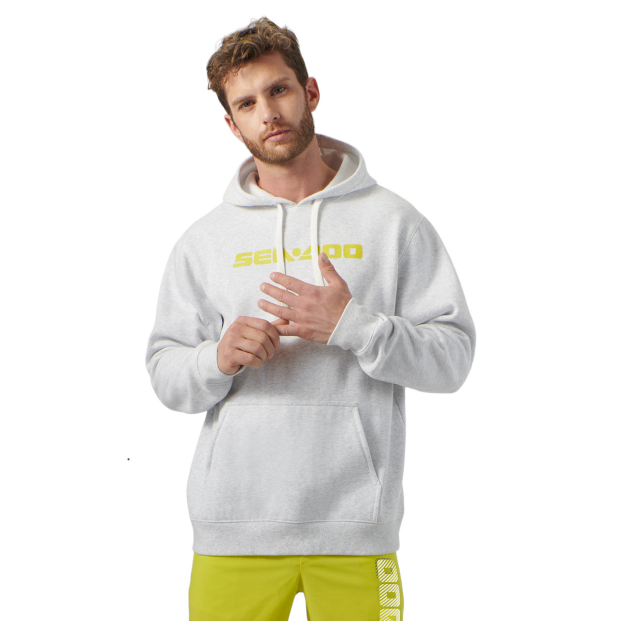 Sea-Doo New OEM, Men's Extra Large Branded Cotton Hoodie Signature, 4546641297