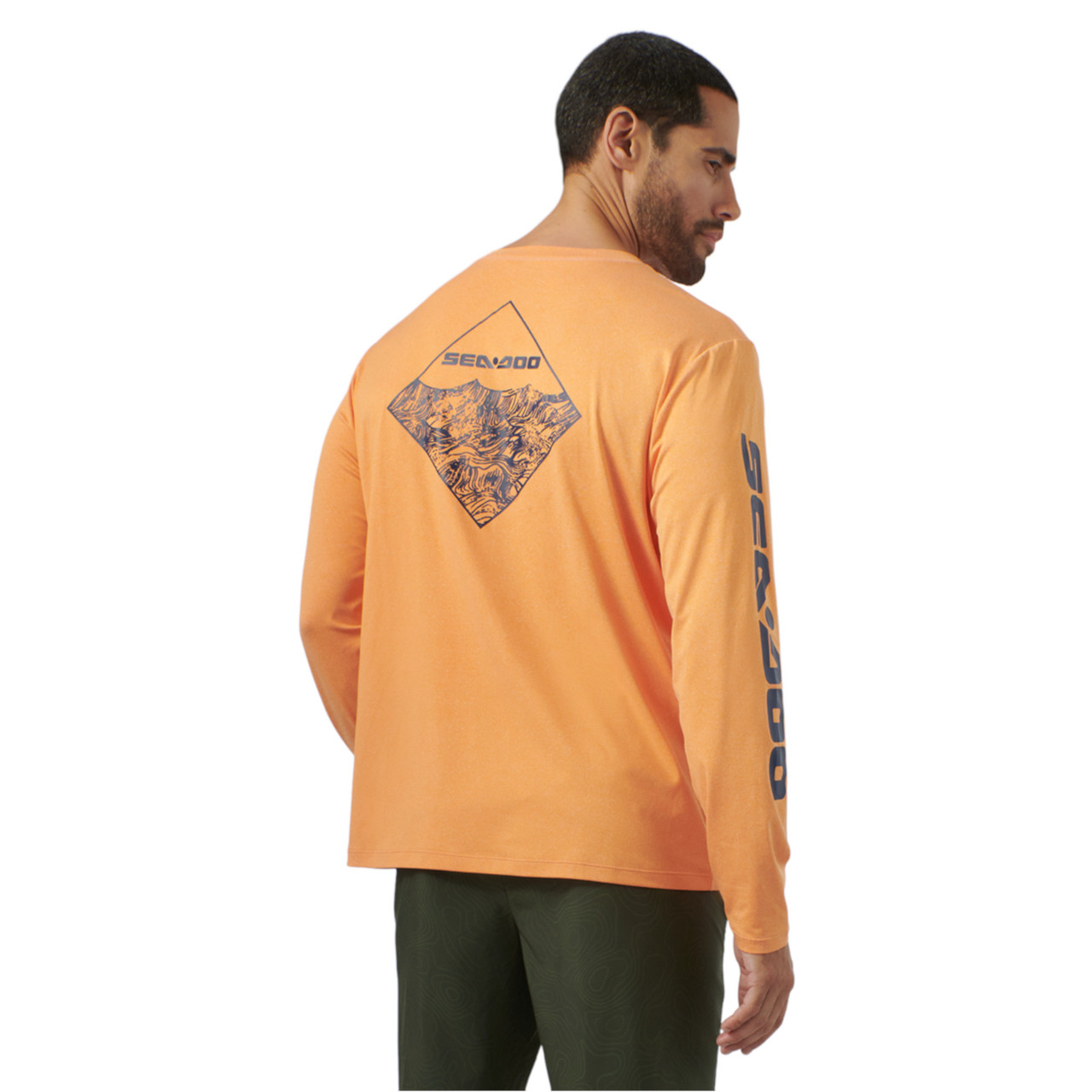 Sea-Doo New OEM, Men's Extra Large UV Protection Long Sleeve Shirt, 4546701212