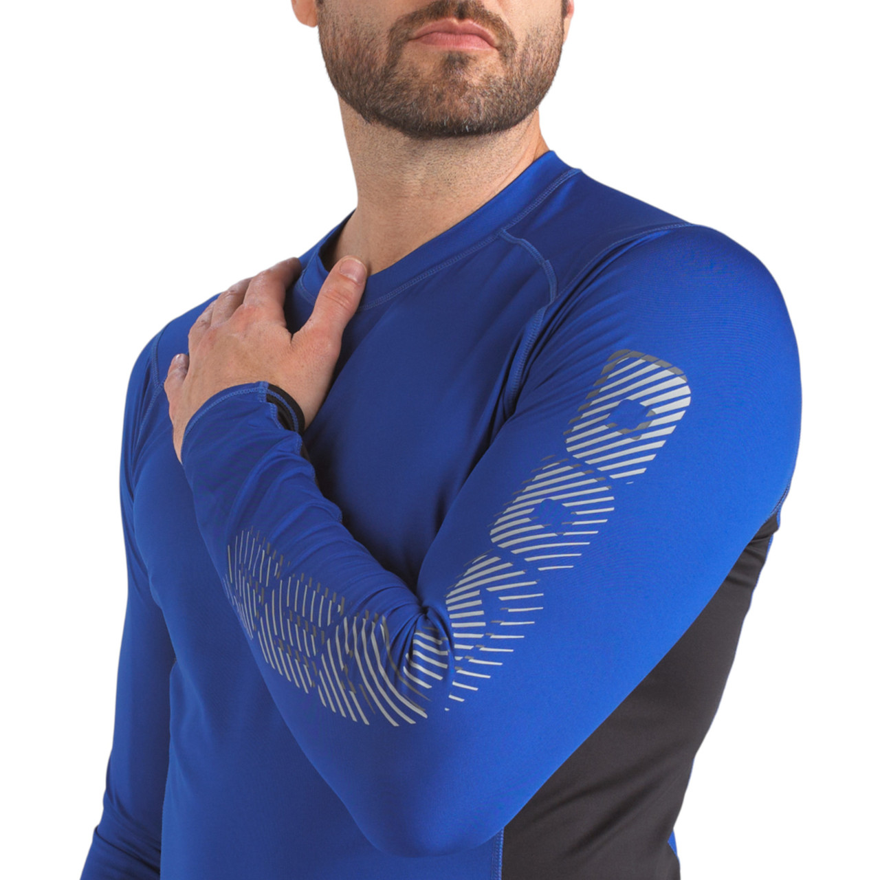 Sea-Doo New OEM, Men's Large Long Sleeve Rashguard Performance, 4546650983