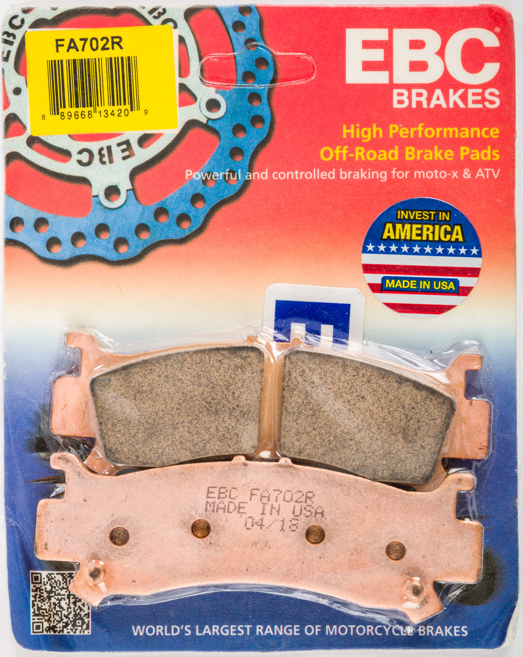 EBC Standard Brake Pads, 15-702R