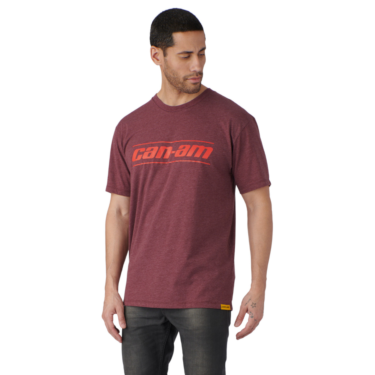 Can-Am New OEM, Men's Small Cotton Signature Branded T-Shirt, 4547540432
