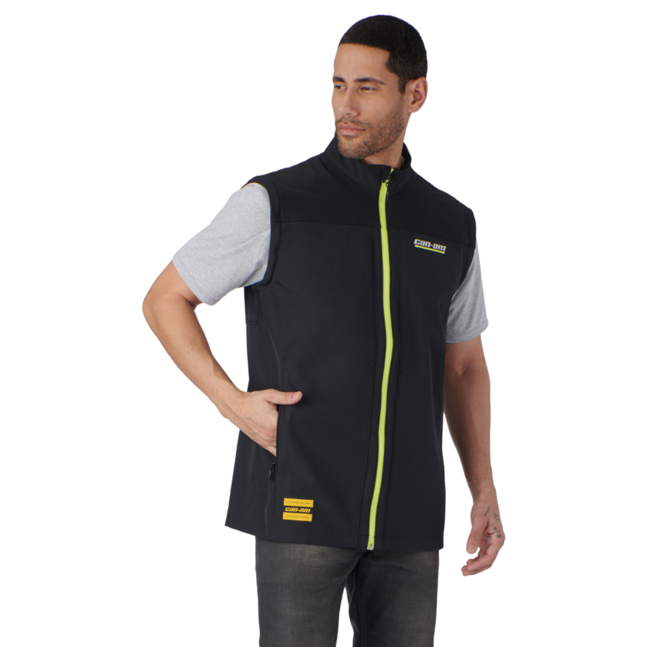 Can-Am New OEM, Men's Medium Performance Branded Softshell Jacket, 2868280690