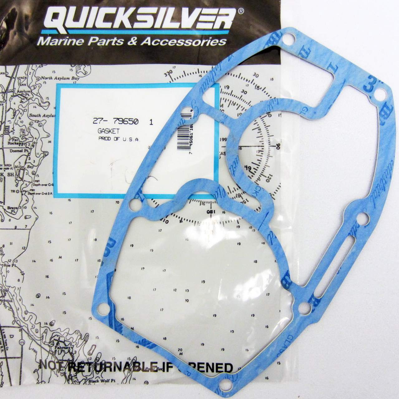 Mercury Marine / Mercruiser New OEM Powerhead Engine Base Gasket, 27-796501