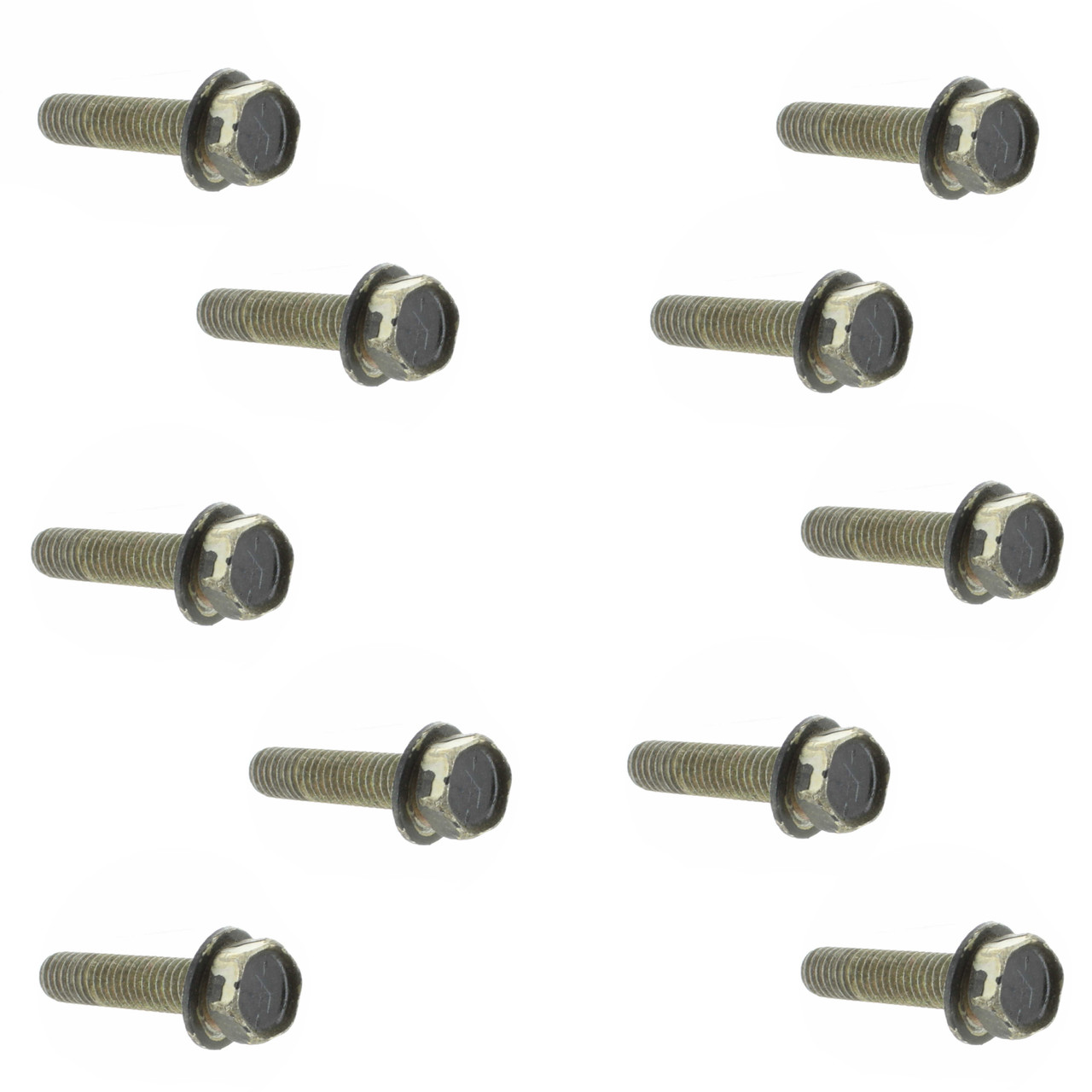 Mercury Marine New OEM Rear Cover to Exhaust Manifold Screw Set of 10 10-38535