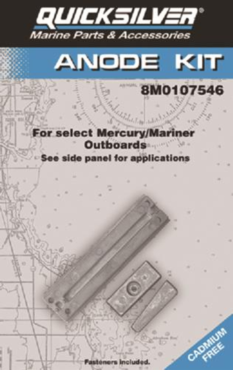 Mercury Marine / Mercruiser New OEM Anode Kit(Alum), 97-8M0107546