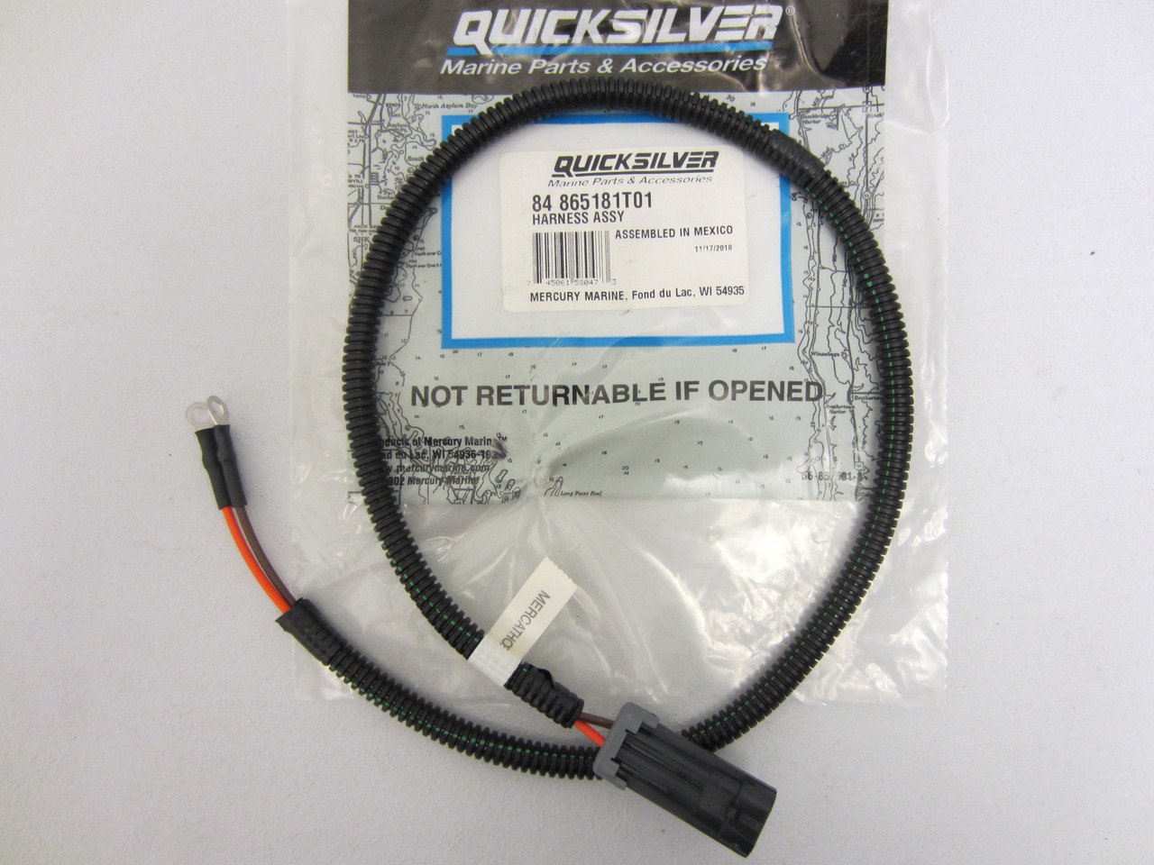 MerCruiser New OEM MerCathode Electrical Wire Harness 84-865181T01, 84-865181A01