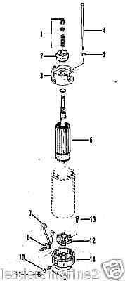Quicksilver Mercury OEM Starter Motor Drive Kit 90644