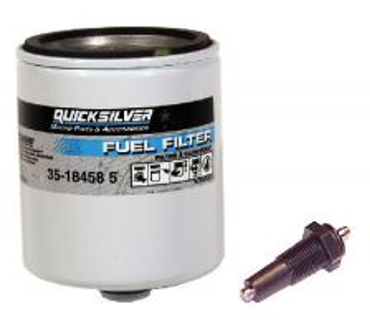 Quicksilver New OEM Water Separating Fuel Filter, 35-18458Q3