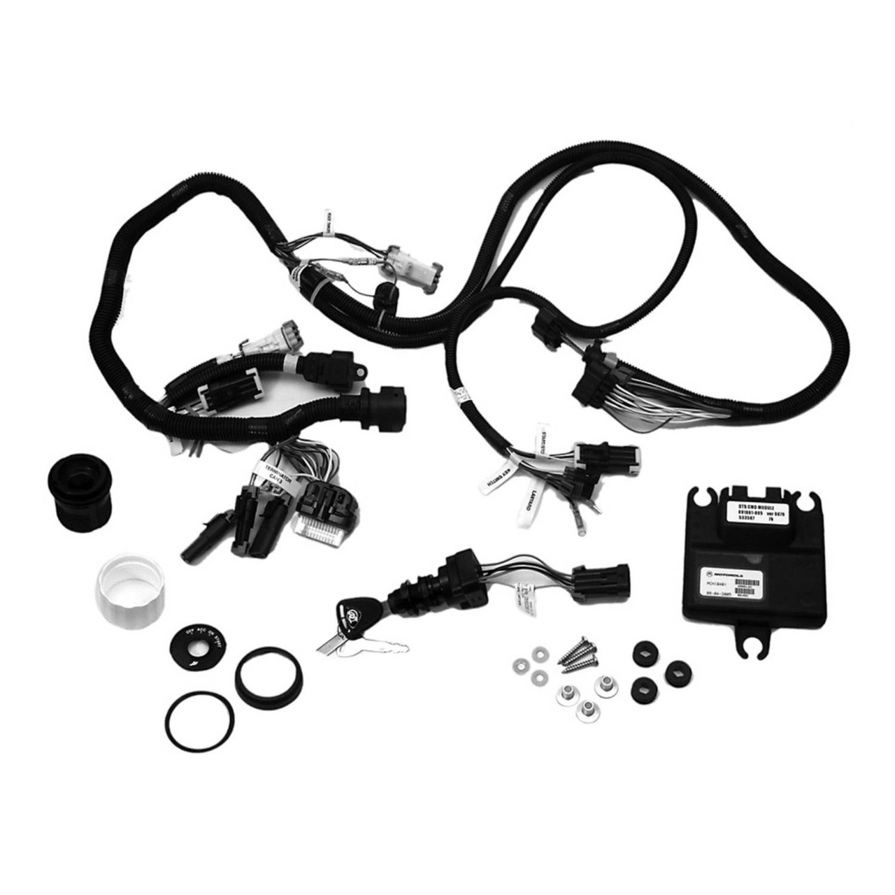 Mercury New OEM Panel Mount/ Slim Binnacle- DTS Command Module Kit, 893377K04