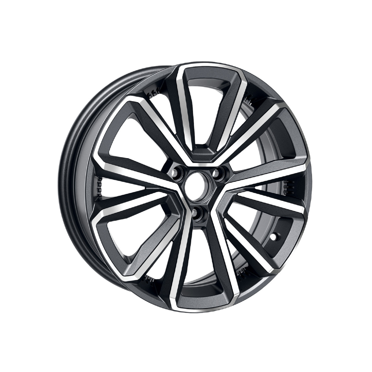 Can-Am New OEM, 15 In. Casted, Painted and Machined Shamrock Wheels, 219400500