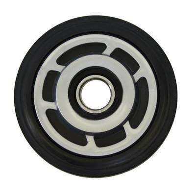 PARTS UNLIMITED Idler Wheel With Insert/Bearing 6205-2Rs - Silver - 5.38" Od X 1" Id, 04-400-01
