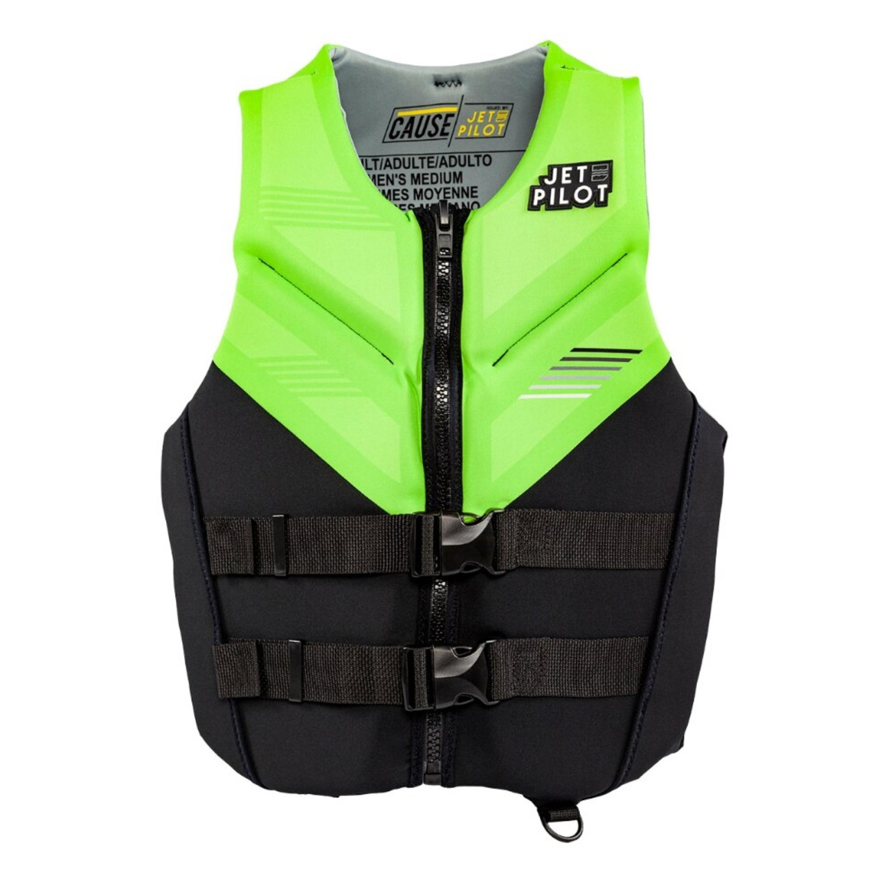 Yamaha New OEM JetPilot® Cause Neoprene 2-Buckle PFD, Small, WJP-22234-LM-SM