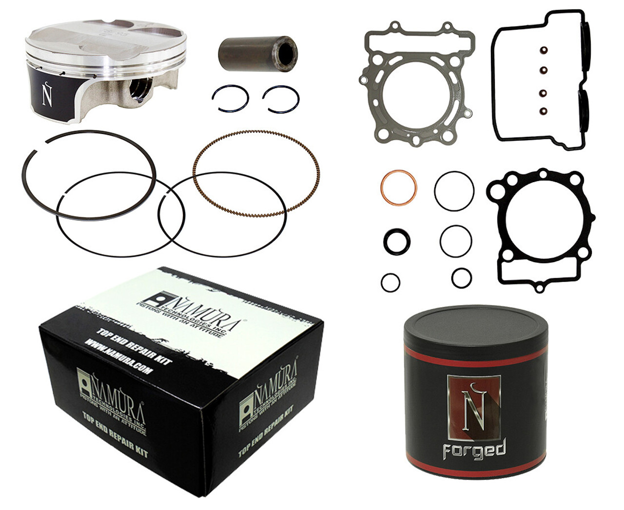 Namura New Forged Piston Top End Repair Kit, 185-F2033C