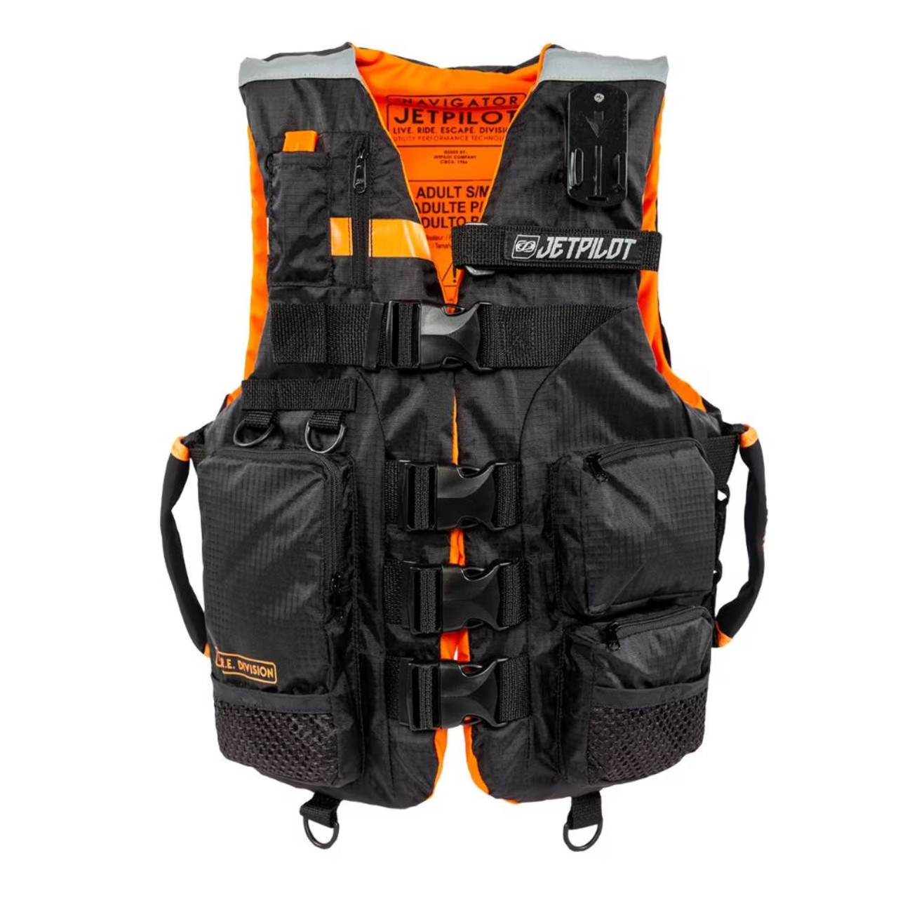 Yamaha New OEM Men's JetPilot® Navigator 4-Buckle PFD, X-Small, WJP-22102-BK-XS