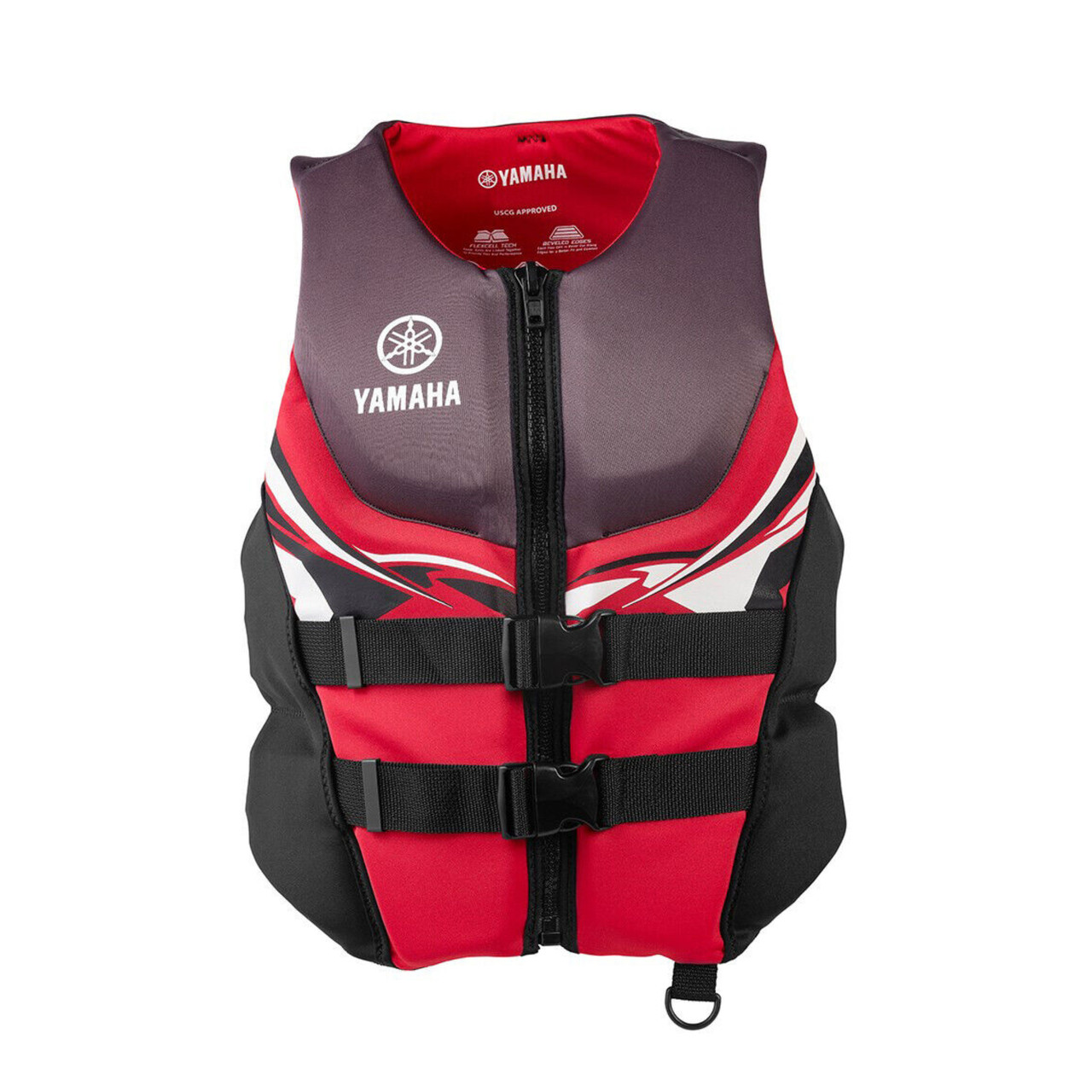 Yamaha New OEM Men's 22VNE Neoprene 2-Buckle PFD, Small, MAR-22VNE-RD-SM