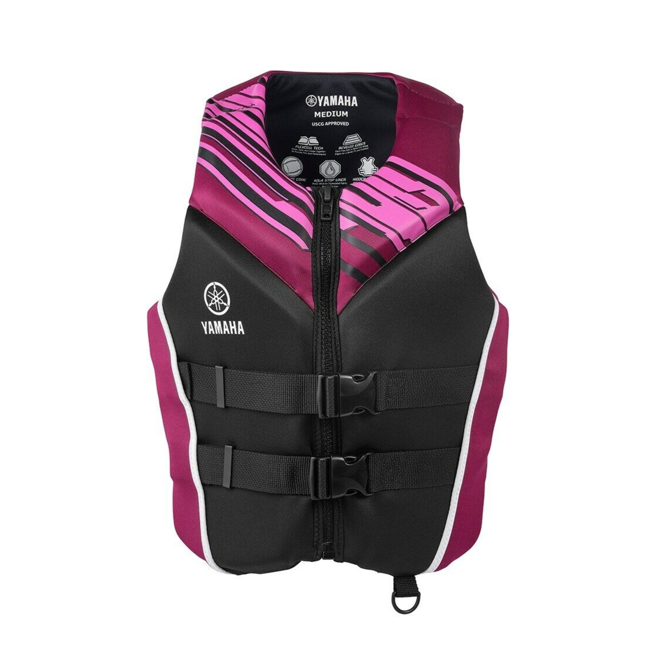 Yamaha New OEM Women's 22VNE Neoprene 2-Buckle PFD, Small, MAW-22VNE-PK-SM