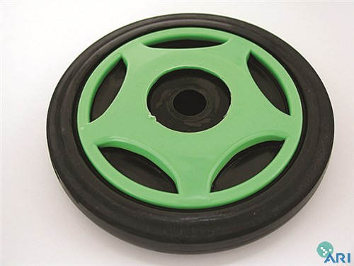 PARTS UNLIMITED Idler Wheel With Insert/Bearing 6205-2Rs - Green - Group 1 - 5.63" Od X 0.625" Id, 04-200-11