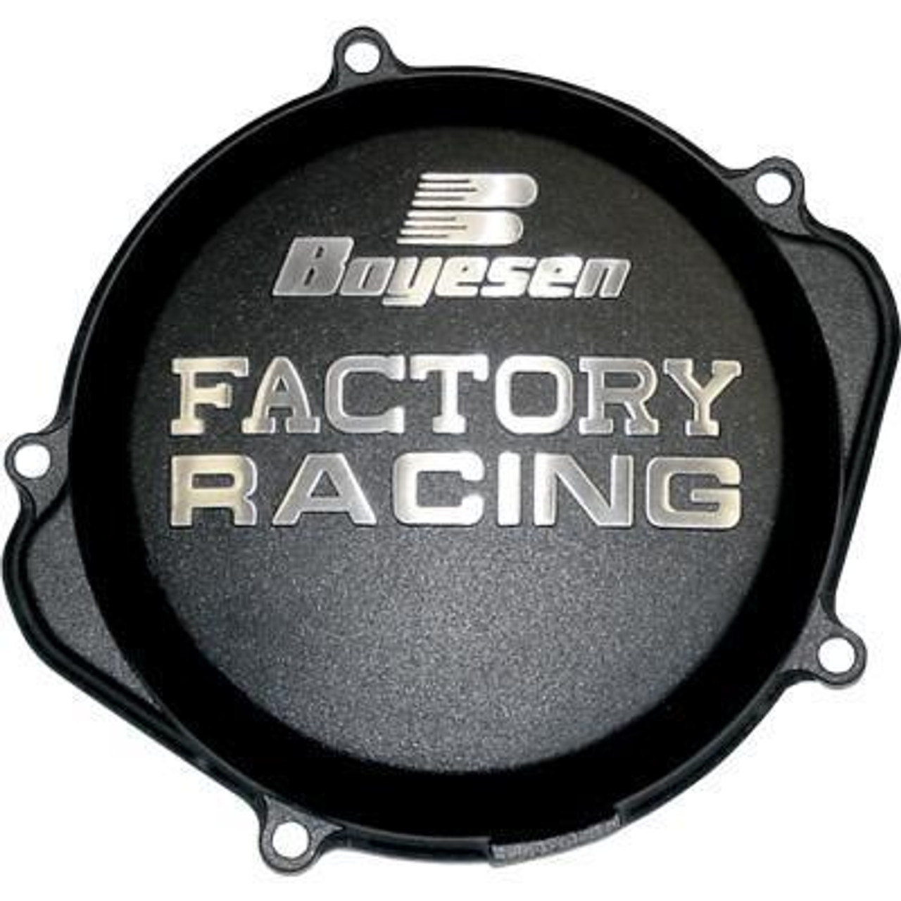 BOYESEN Clutch Cover - Black - Kx125, CC-11AB