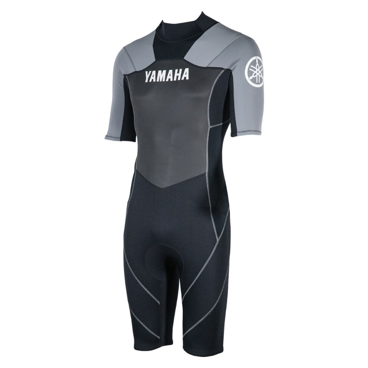 Yamaha New OEM Men's 15NST Shorty Wetsuit, 2X-Large, MAR-15NST-GY-2X