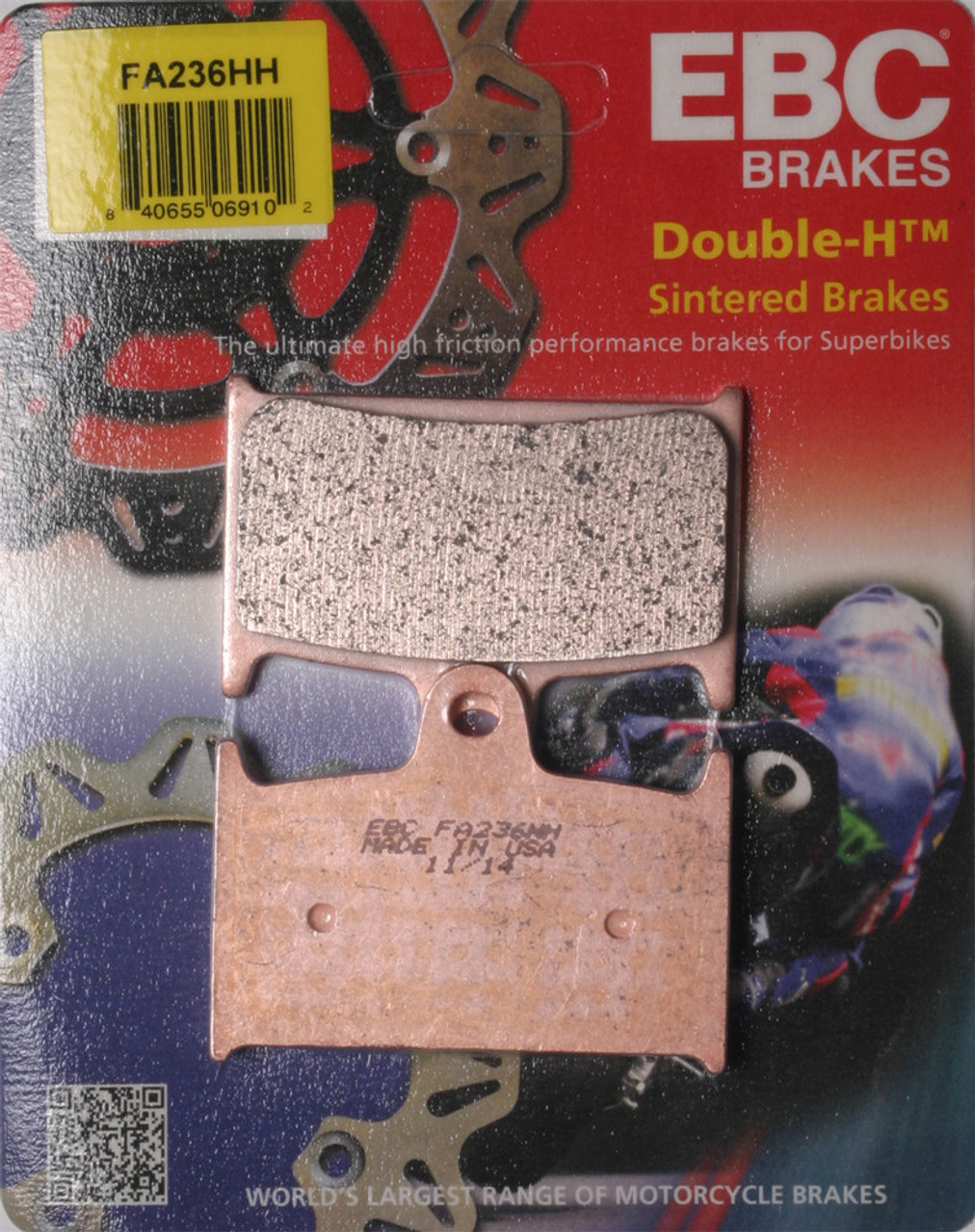 Ebc New Standard Brake Pads, 15-236H