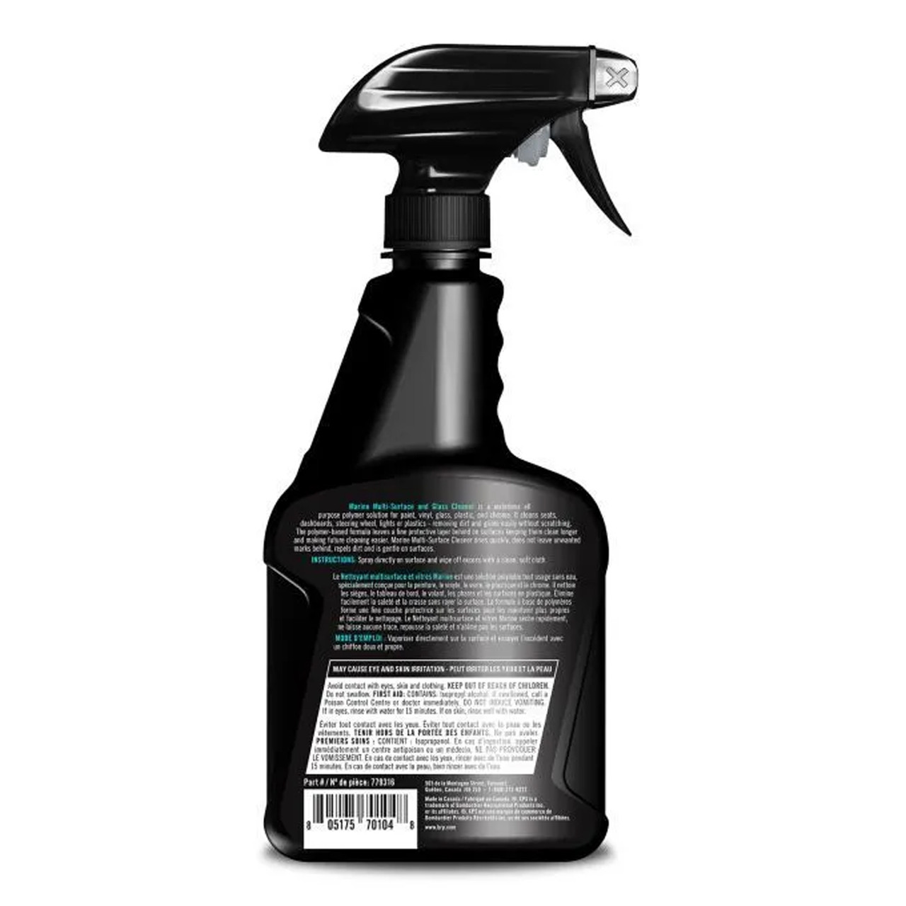 Sea-Doo New OEM, XPS 22 fl. oz. (650 ml) Multi-Surface & Glass Cleaner, 779316