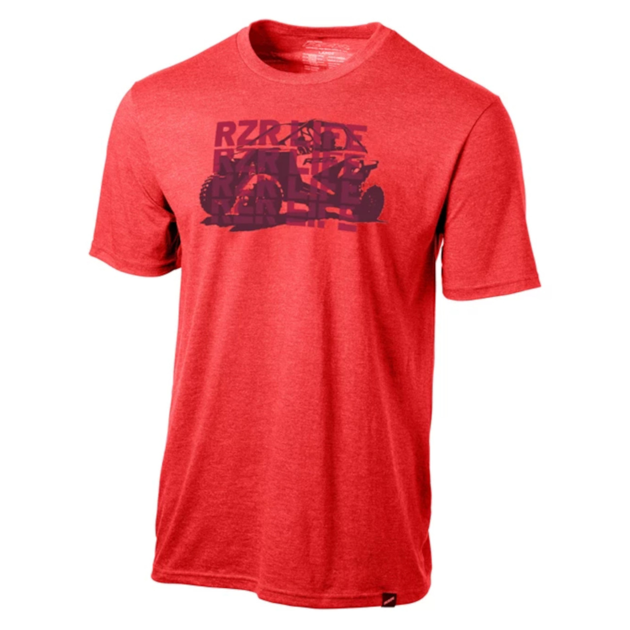 Polaris New OEM Men's 2XL Polyester Cotton Rayon RZR Life Tee, 286472812