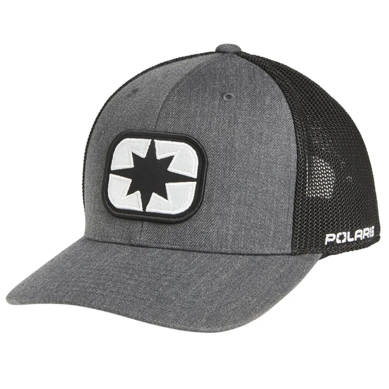 Polaris OEM Ellipse Patch Trucker Hat, 2861531, 2833498