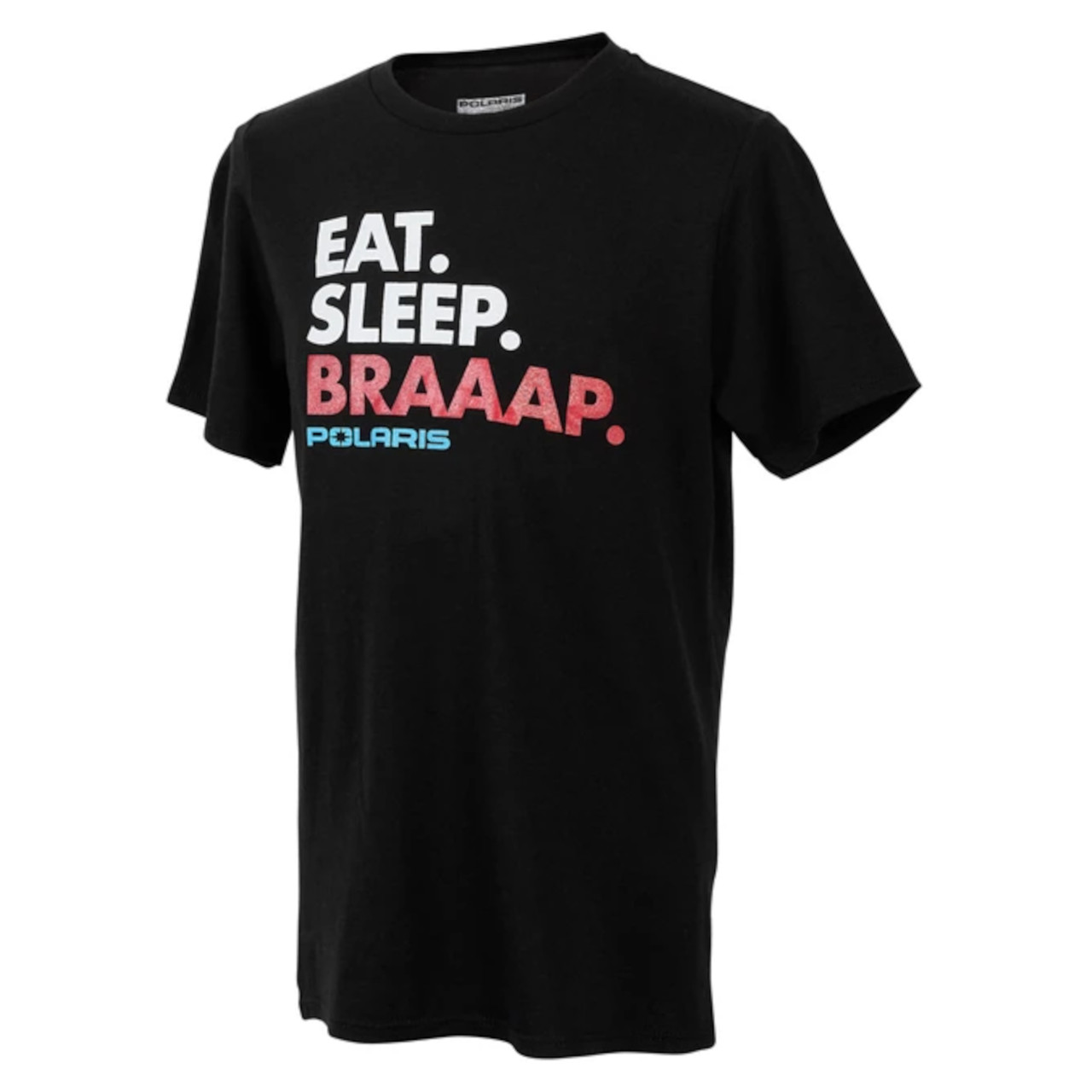 Polaris New OEM, Youth's Extra Large Eat. Sleep. Braap Graphic Tee, 286469009