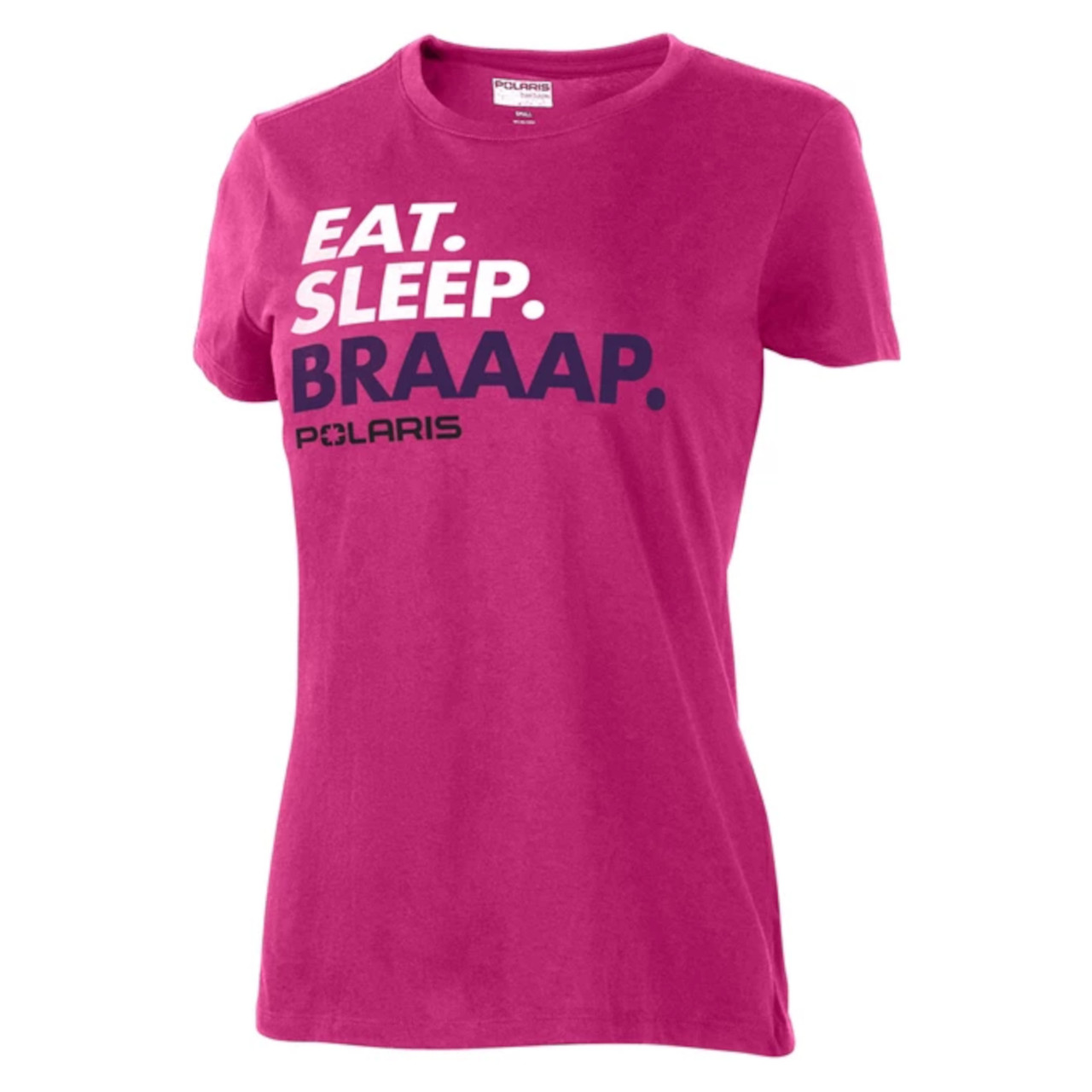 Polaris New OEM, Women's Large Eat. Sleep. Brap Graphic Tee, 286468906