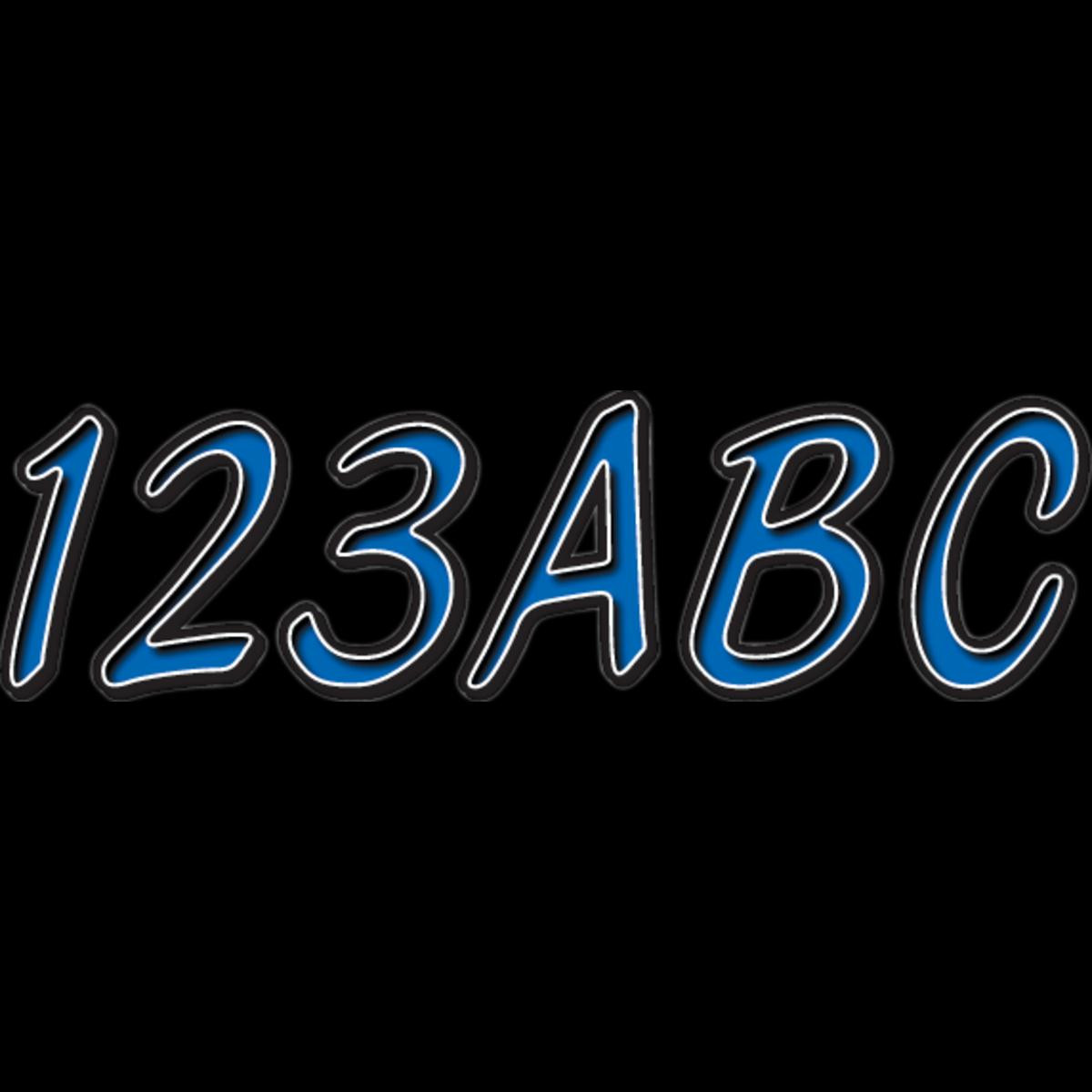 HARDLINE I.D. Sticker Kit - 400 Series - Blue Gradation, BLBKG400