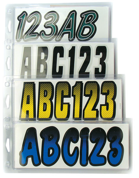 HARDLINE I.D. Sticker Kit - 200 Series - Blue Gradation, BLBKG200