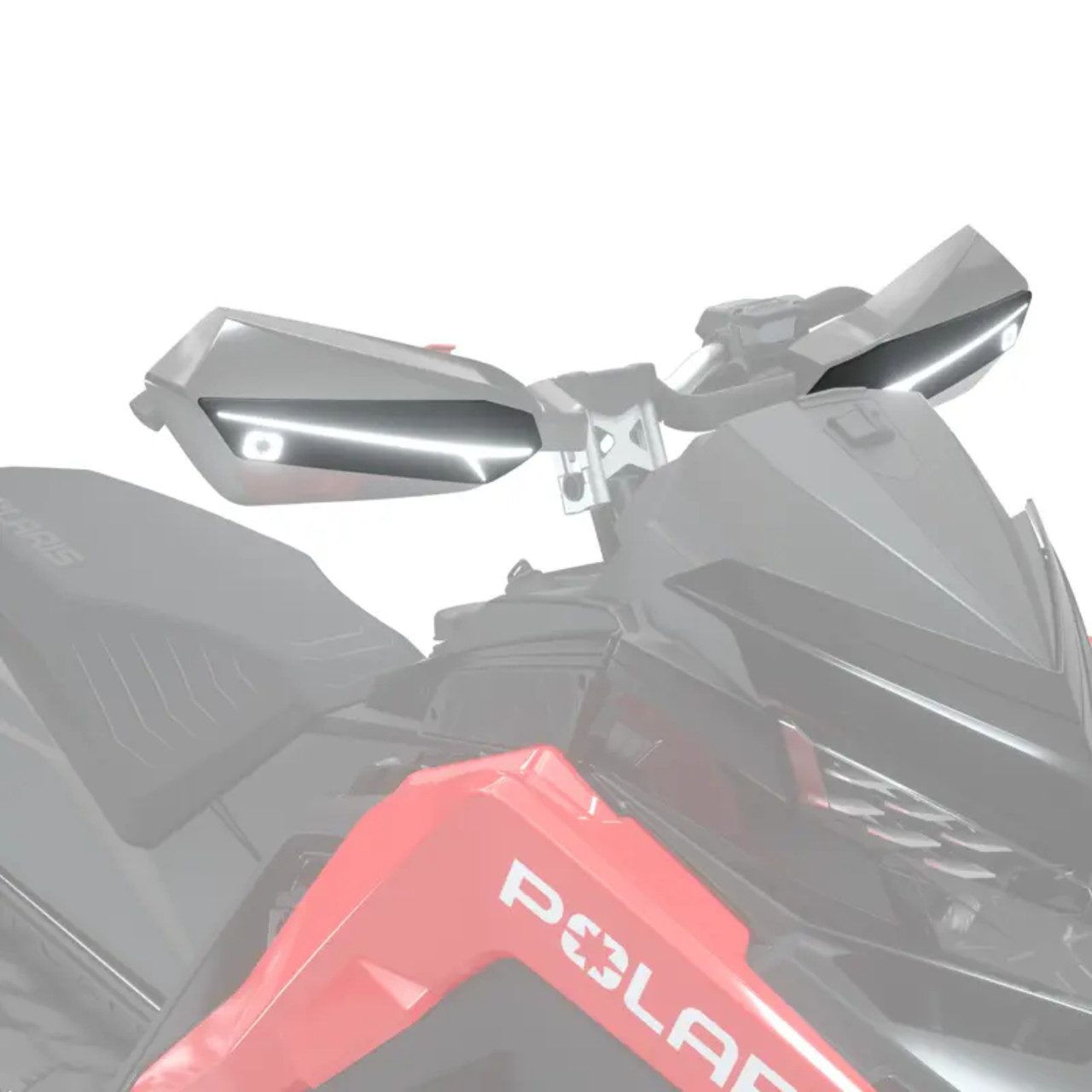 Polaris Snowmobile OEM Defend Handguard Signature Light, 2884933, 2890117