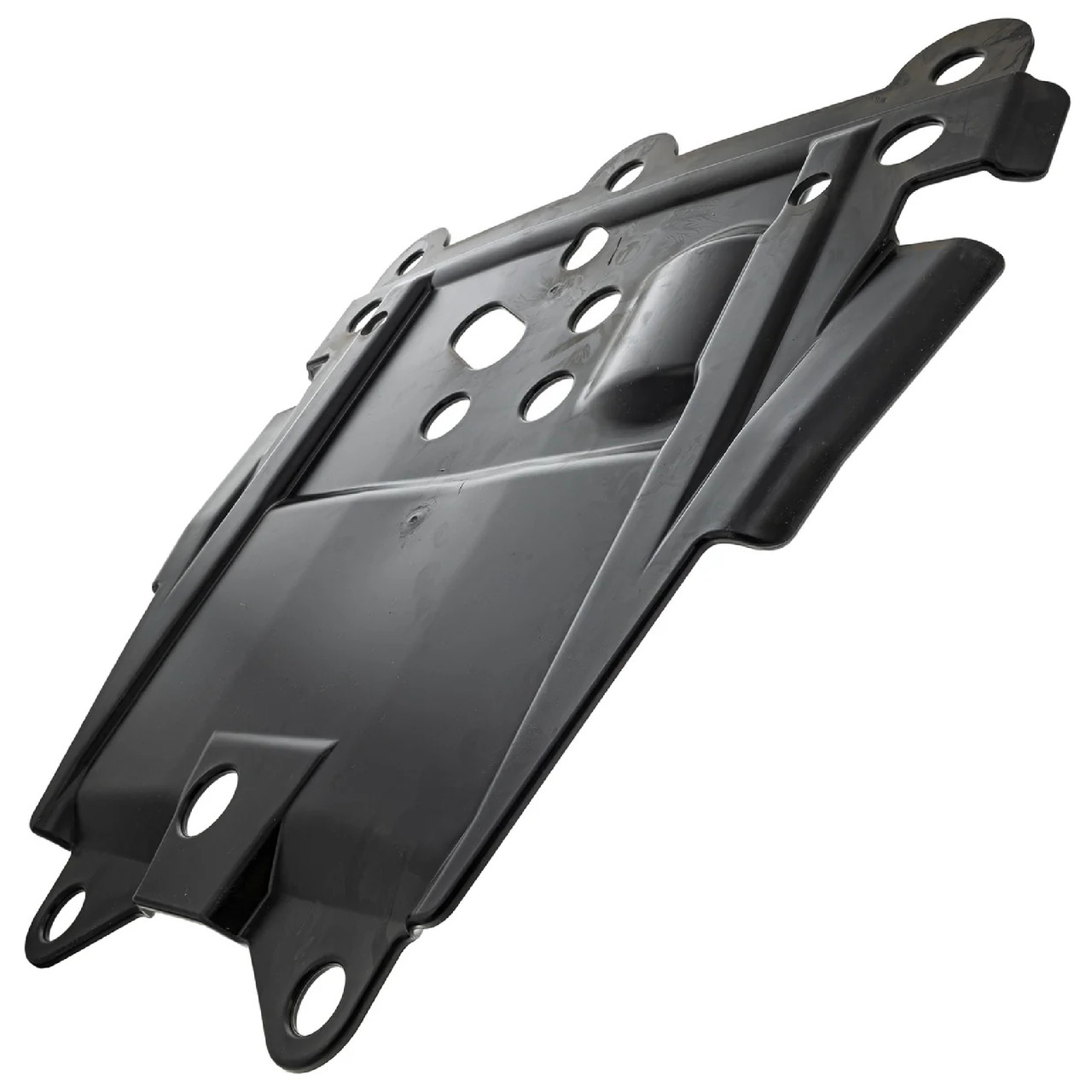 Polaris OEM Gloss Black Rear Skid Plate, 5456433-070